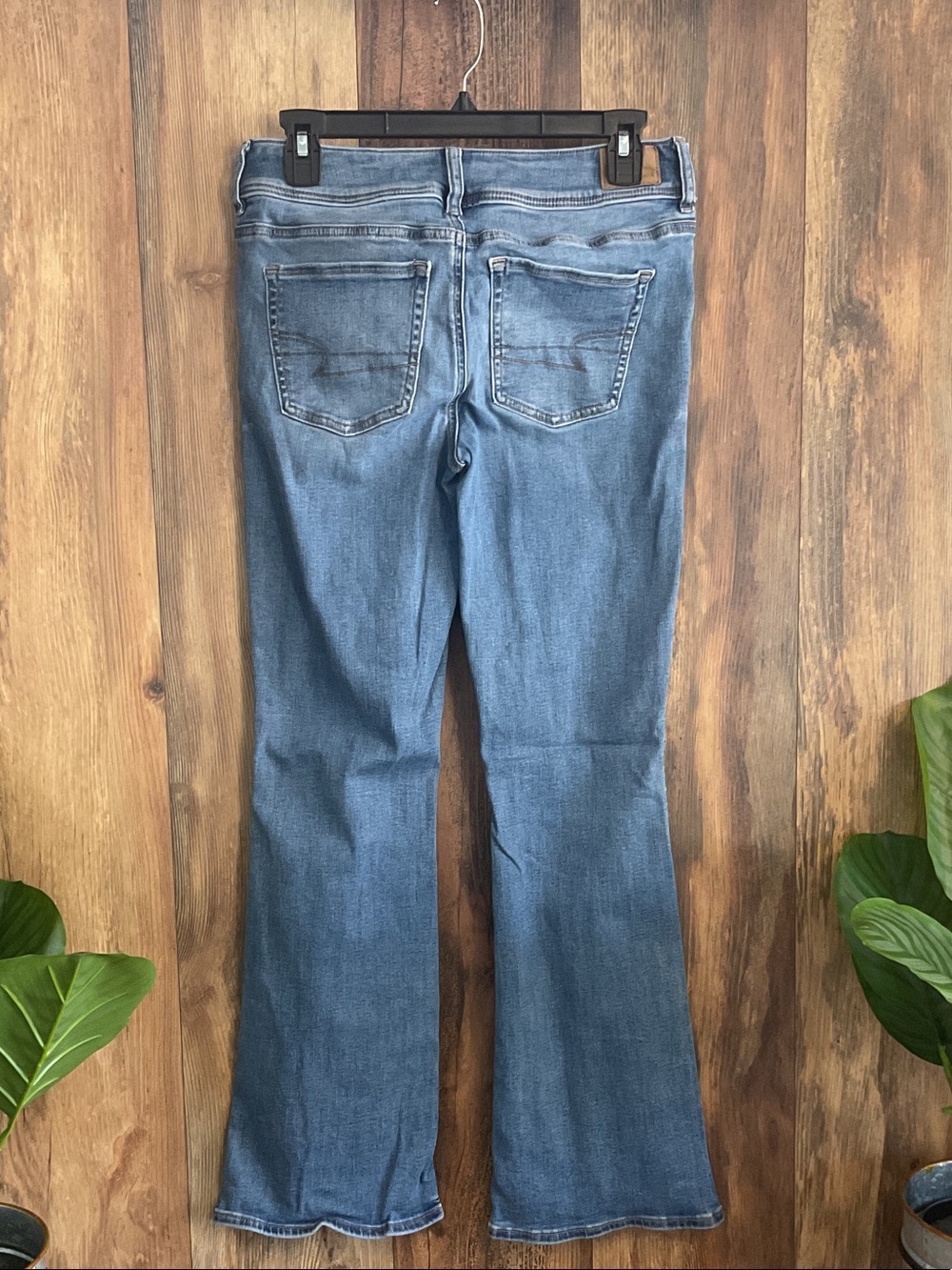 American Eagle Next Level Stretch Kick Boot Jeans 4 Short C298